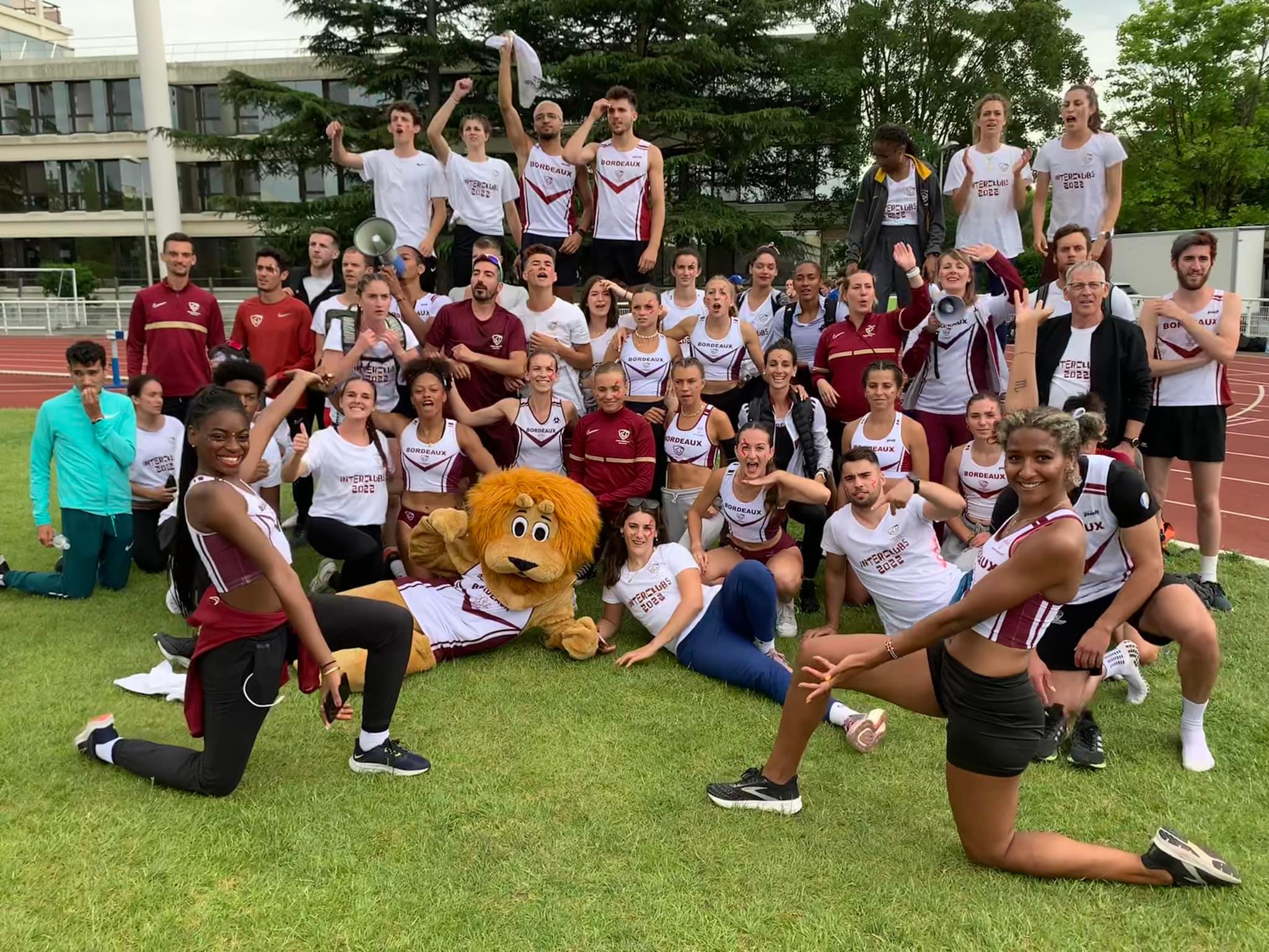 equipe 1 interclubs bordeaux athle cergy pontoise