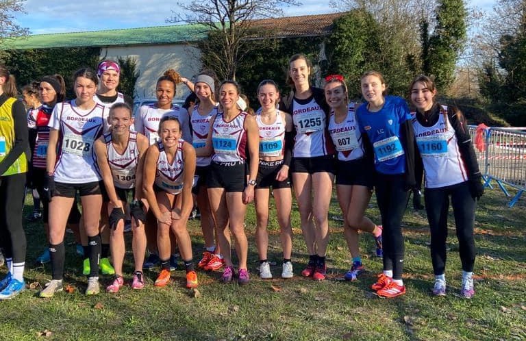 equipe feminine bordeaux athlé