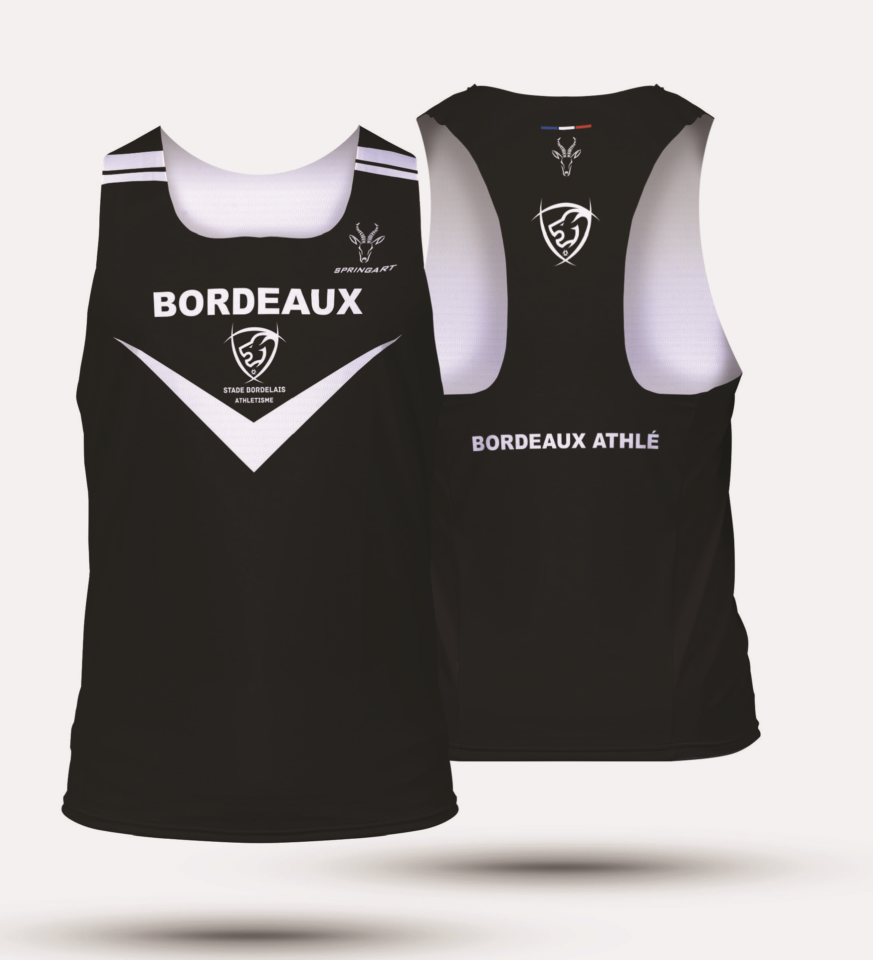 jeff lastenet maillot bordeaux athlé noir