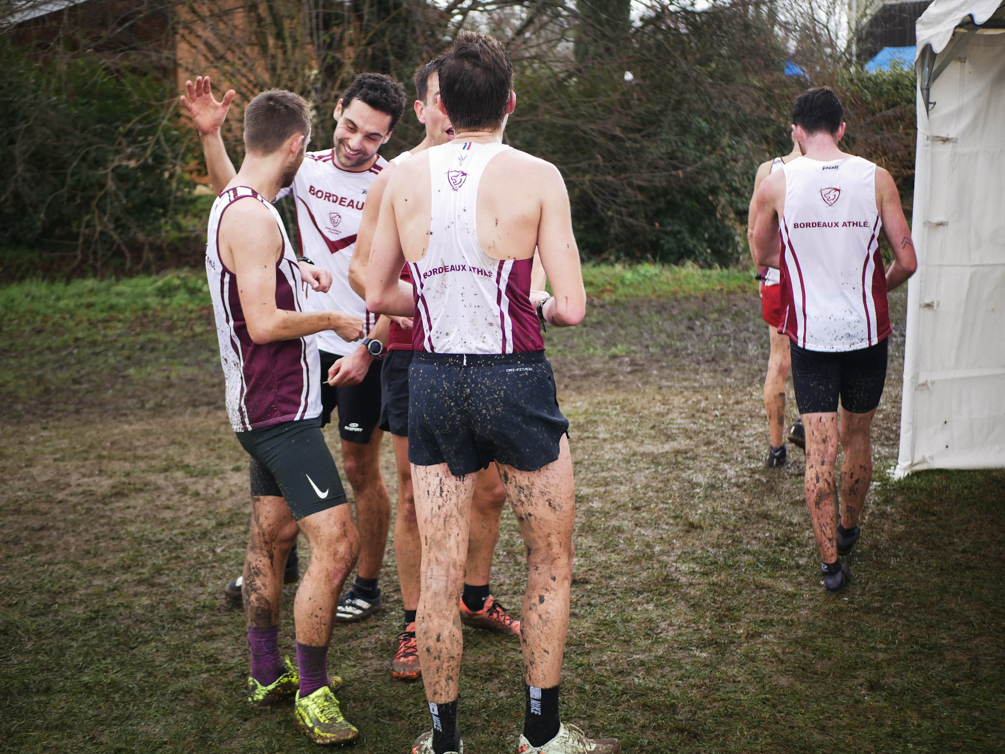 arrivée cross long hommes bordeaux athlé