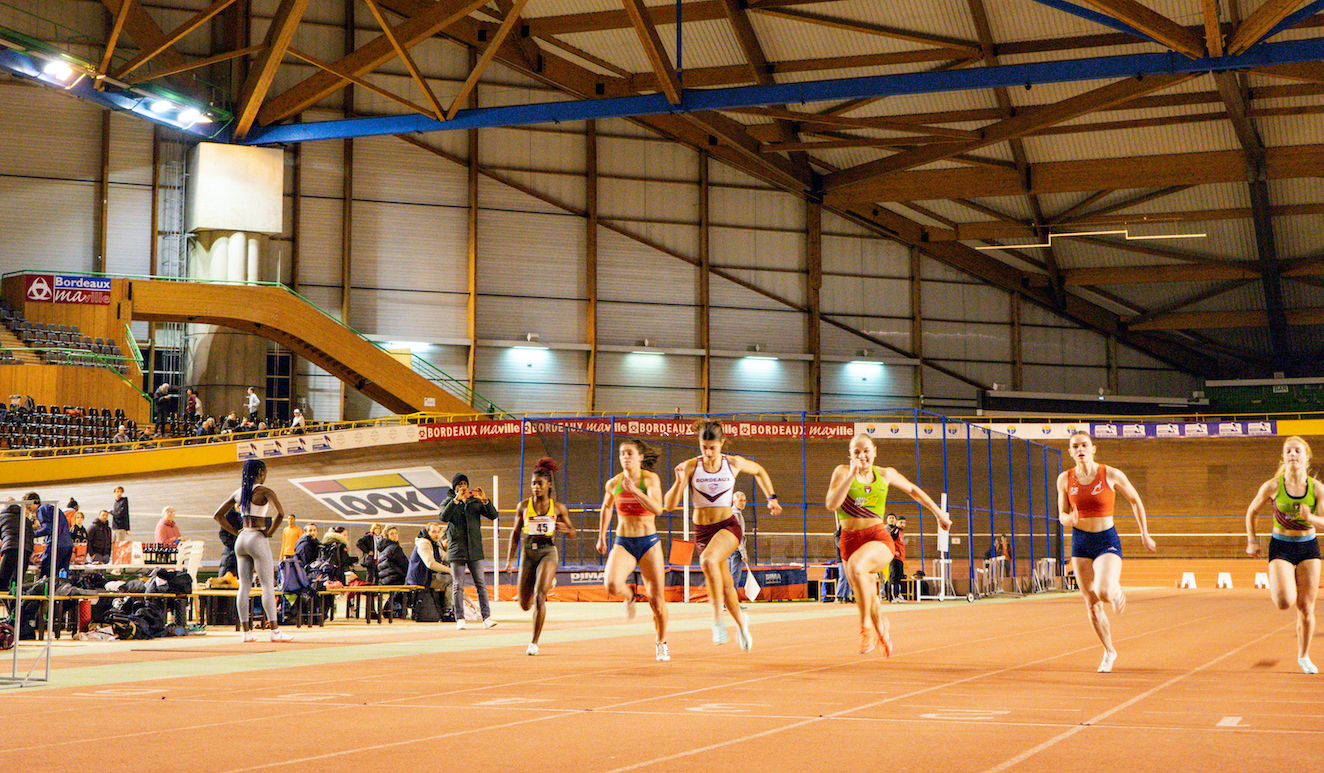 60m féminin meeting bordeaux athlé