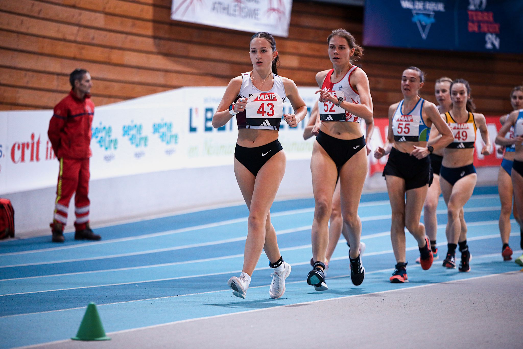 Liv MASSON marche bordeaux athlé championnat france salle