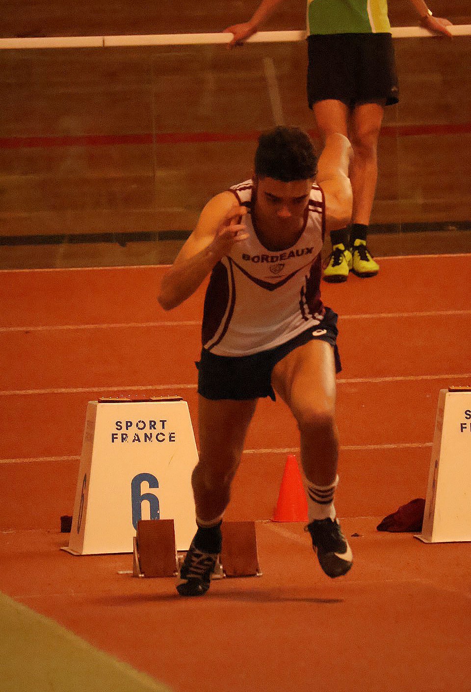 sprinteur bordeaux athlé championnat régionaux en salle