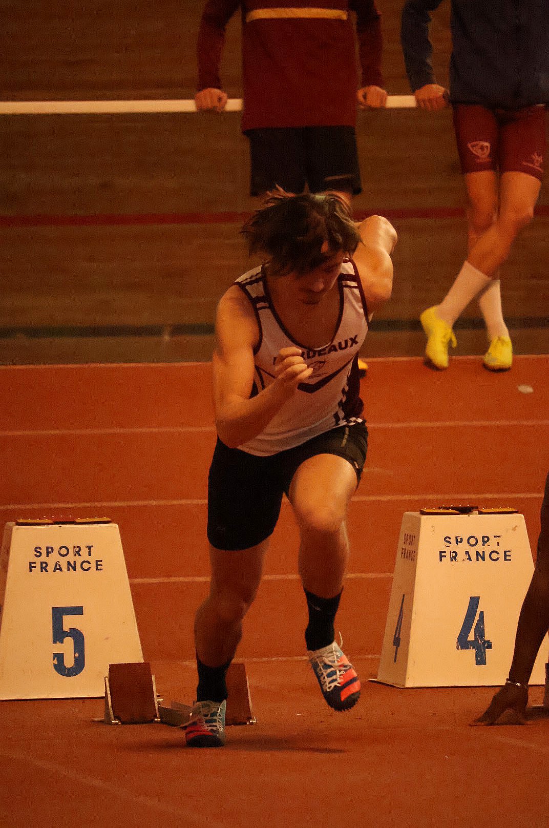 sprinteur bordeaux athlé championnat régionaux en salle