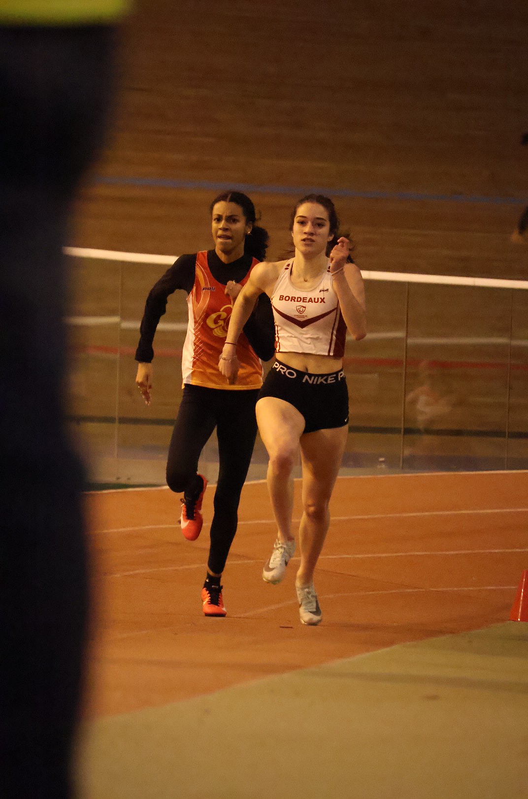 sprinteuse bordeaux athlé championnat régionaux en salle