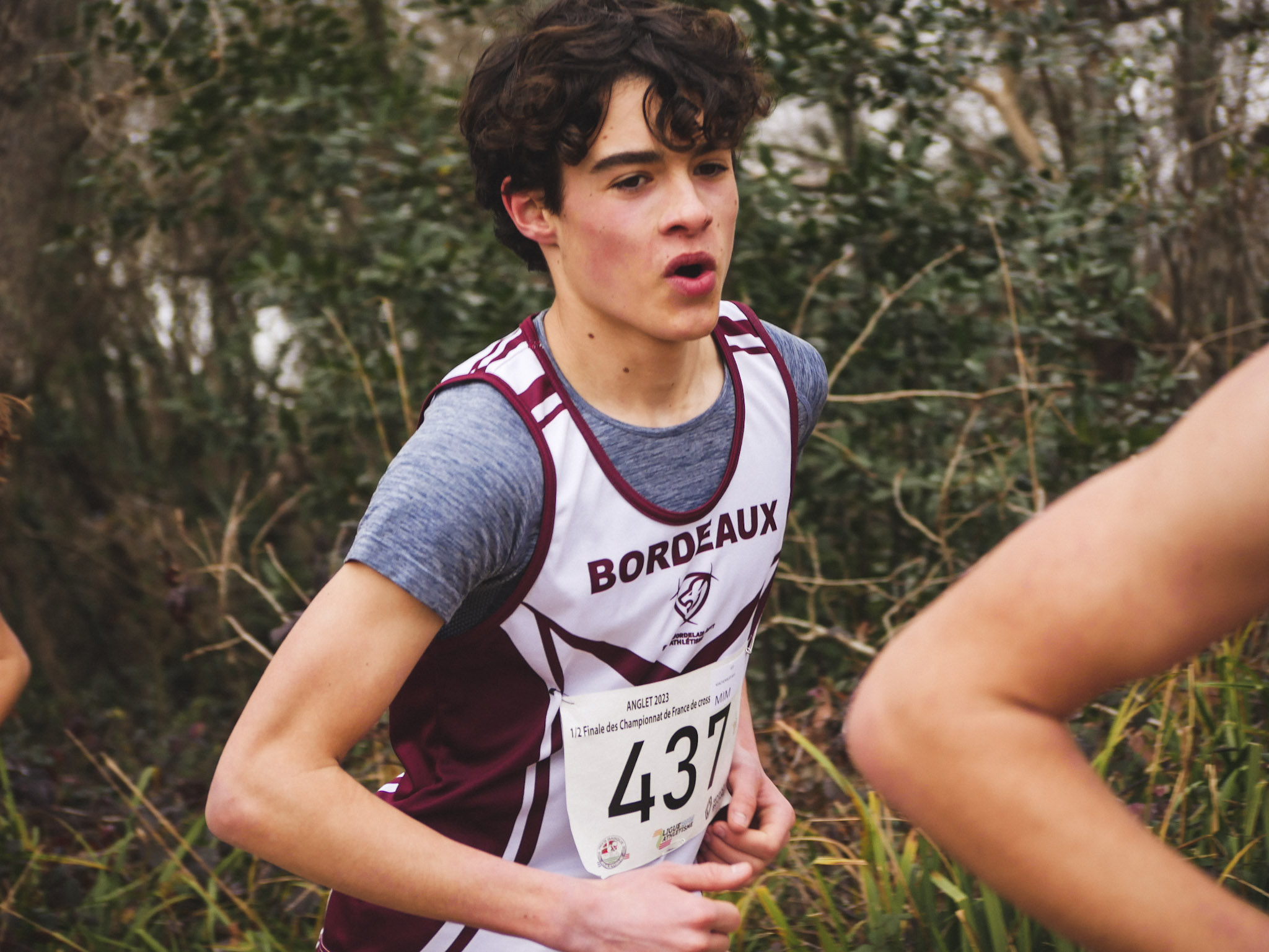 minime masculin bordeaux athlé demi finale championnat de france de cross