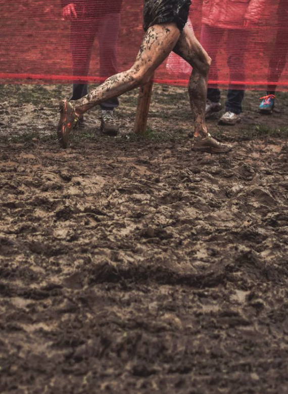 parcours boueux championnat de france de cross