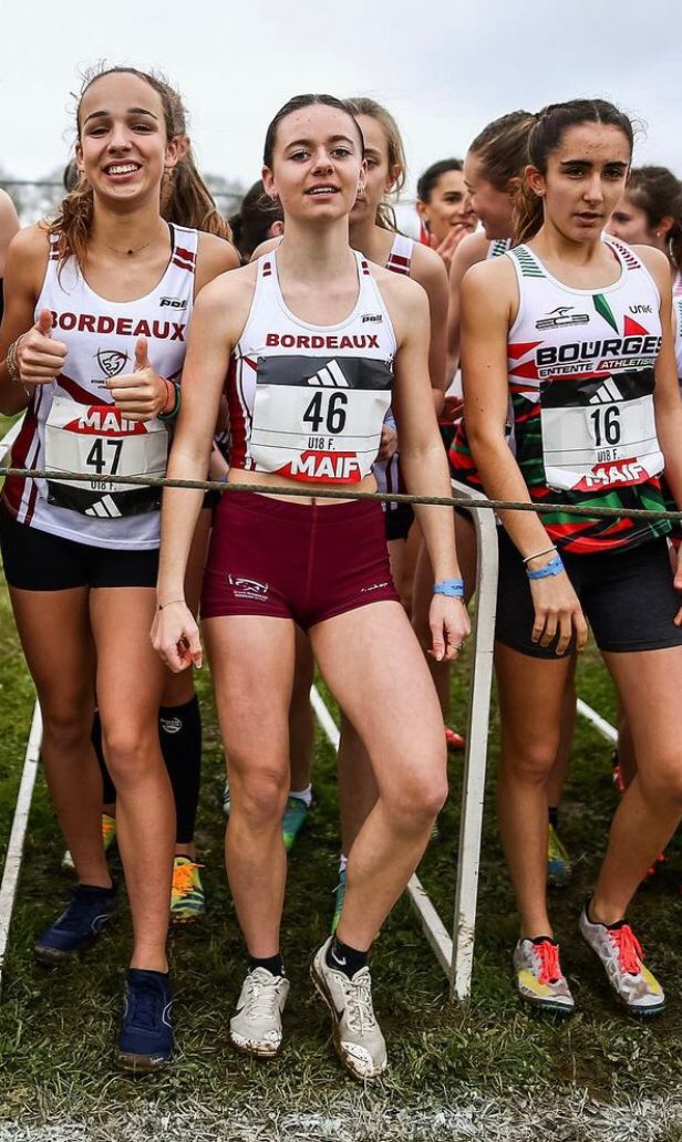 cadettes bordeaux athlé championnat de france de cross
