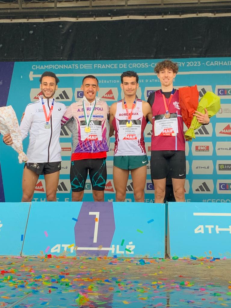 Flavien SZOT champion de france espoir de cross