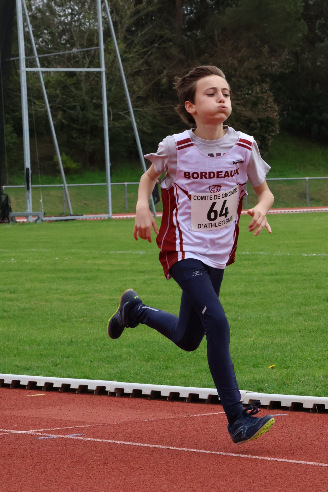athlète bordeaux athlé Critérium U4/U16 Cenon