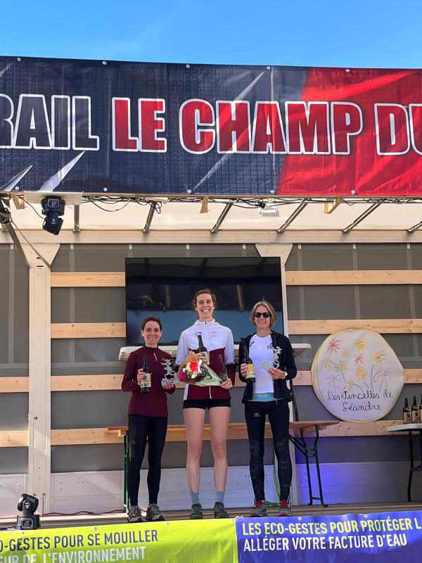 Lucile BARES au trail le champ des loups à Chantonnay