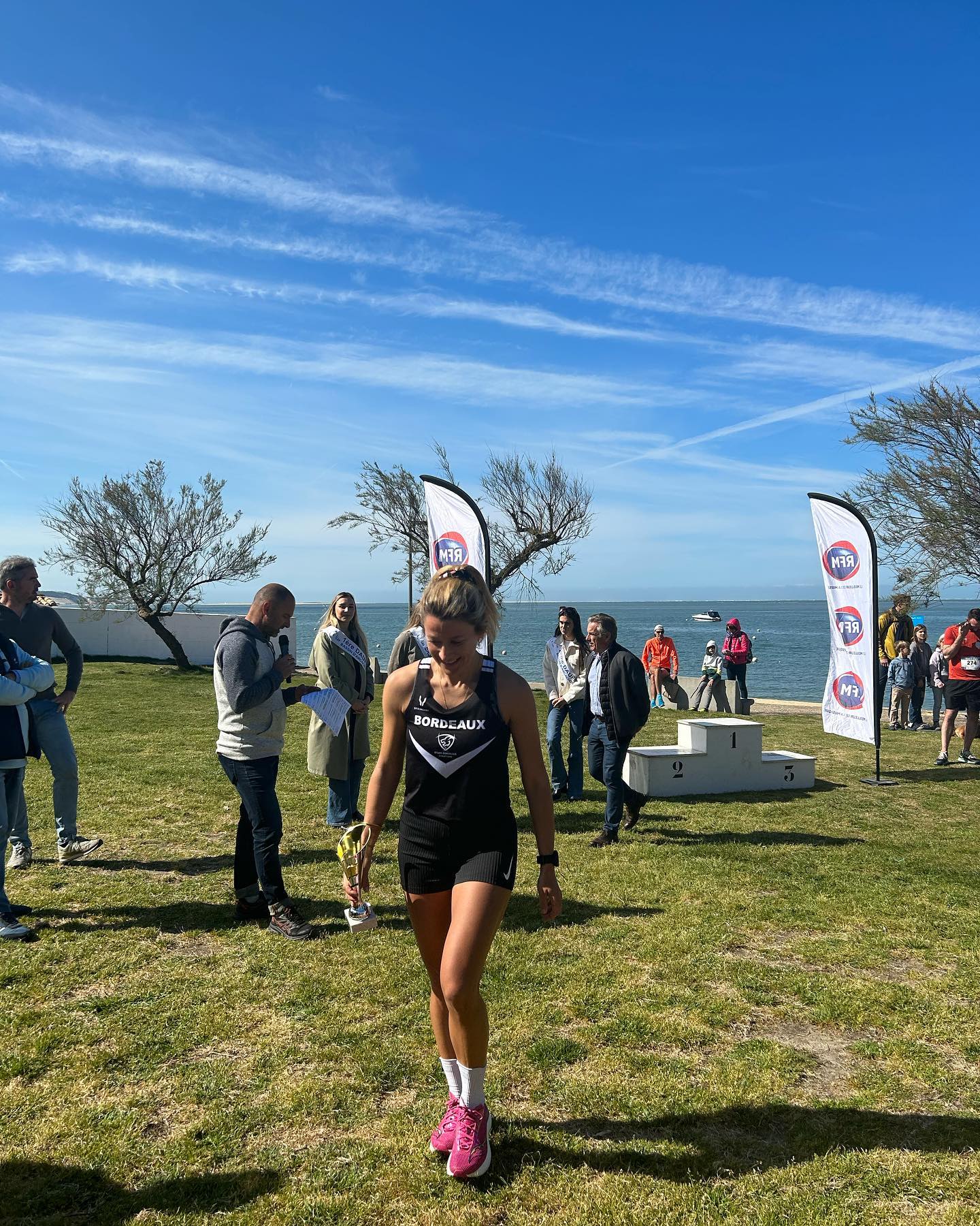 athlète bordeaux athlé au run in Pyla