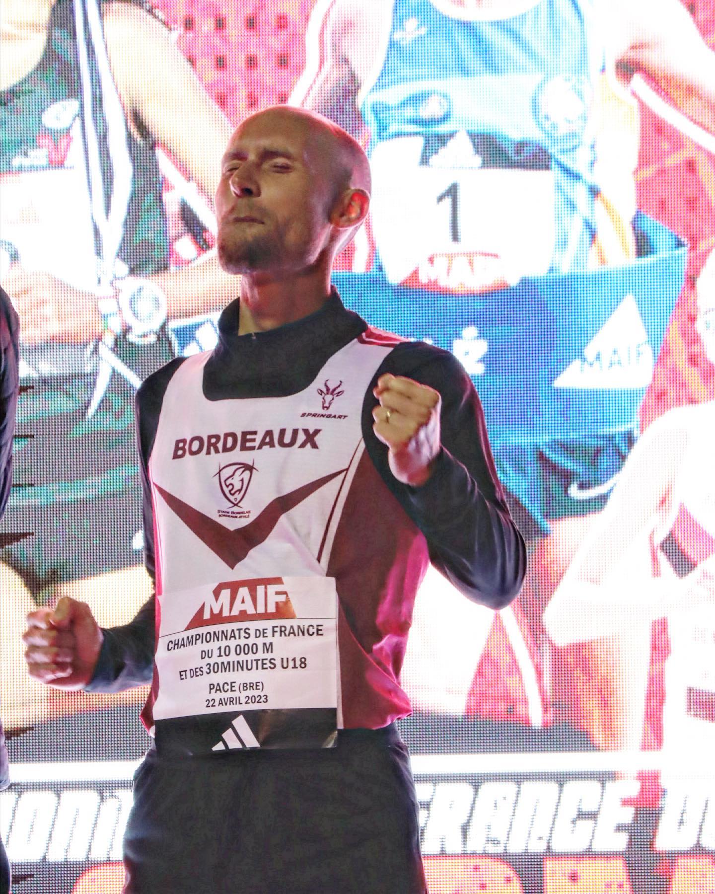 Jeff LASTENNET champion de france master sur 10 000m