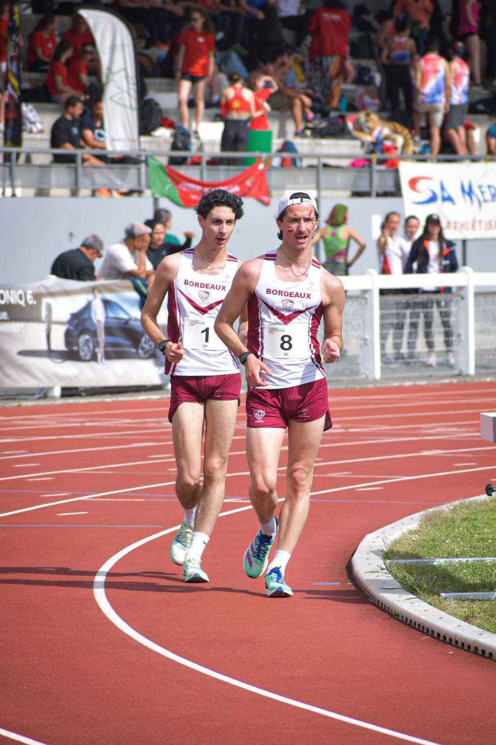 athlètes Bordeaux Athlé interclubs 2023