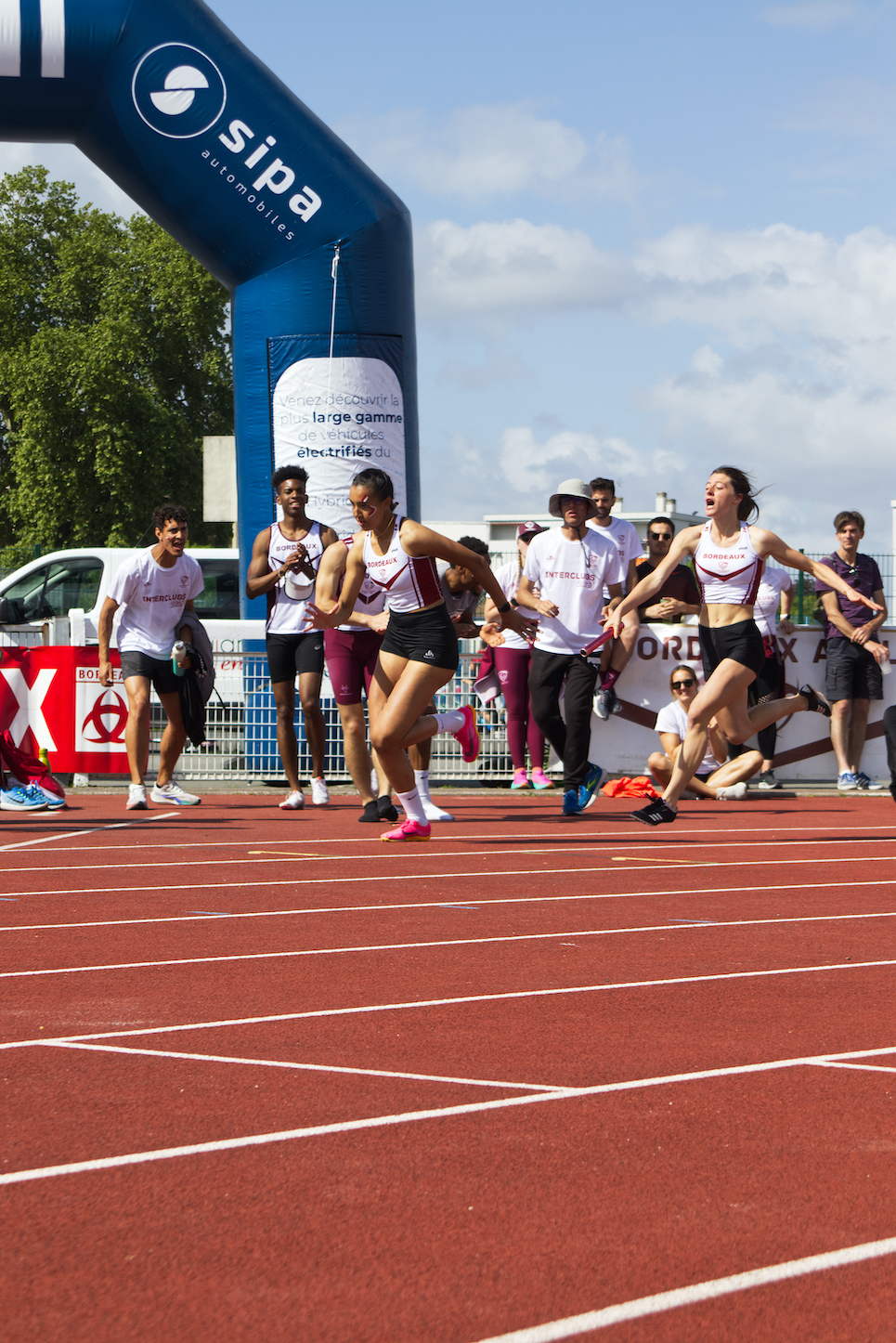 athlètes Bordeaux Athlé interclubs 2023