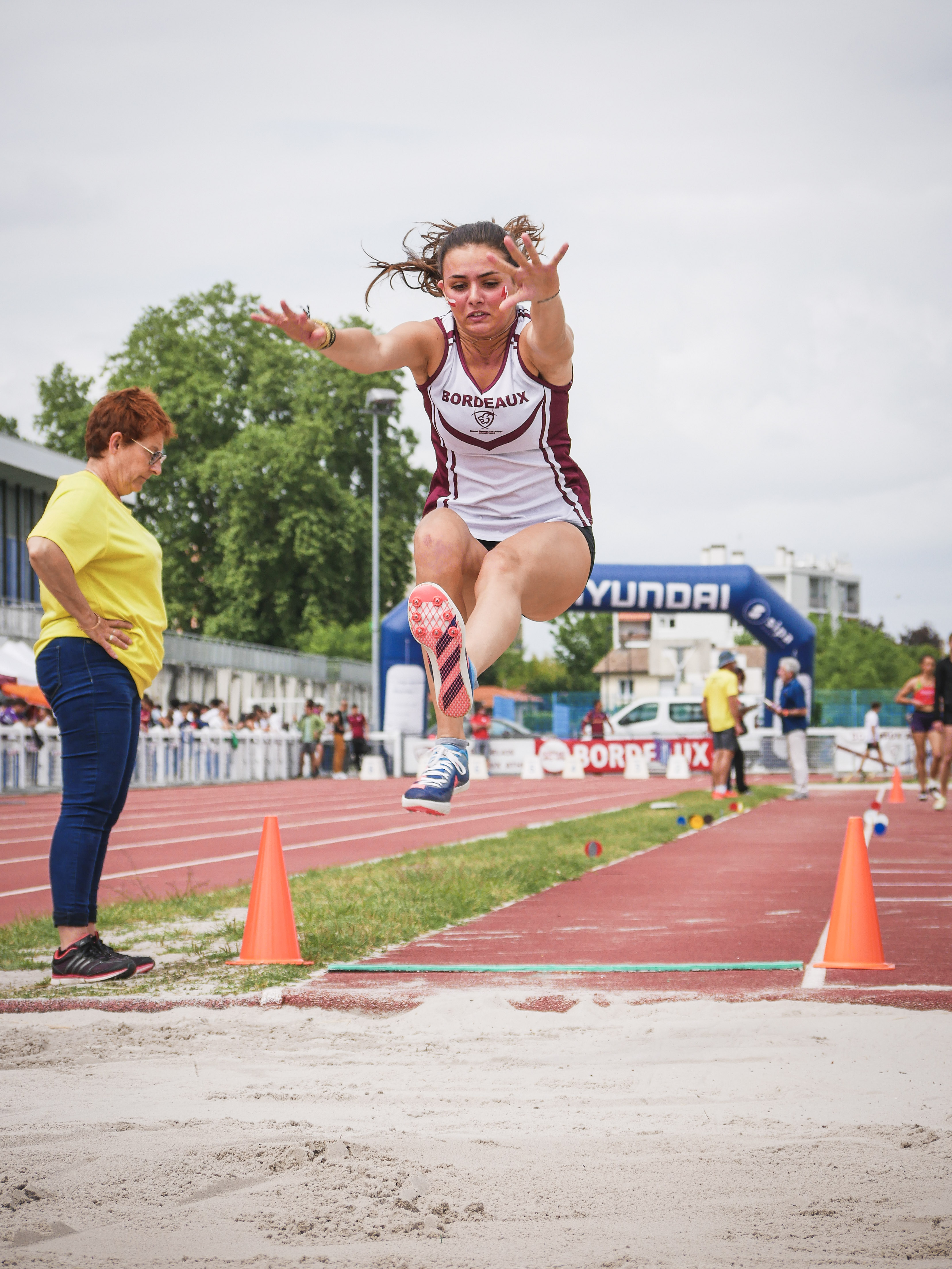 athlètes Bordeaux Athlé interclubs 2023
