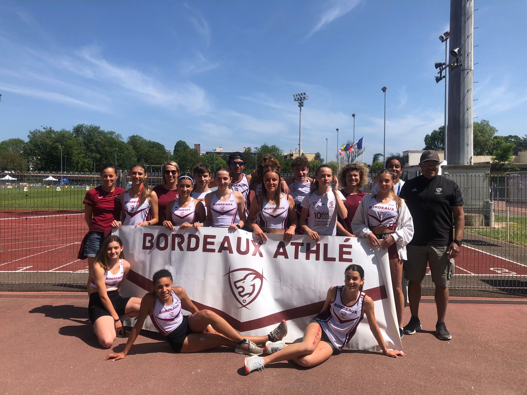 Bordeaux Athlé au challenge national equip'athlé minimes