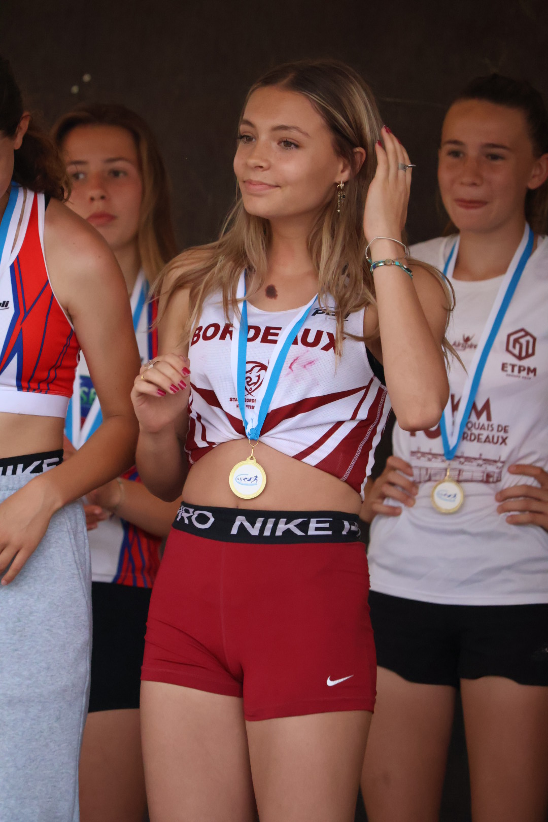 athlètes Bordeaux Athlé aux championnats de Gironde de triathlon