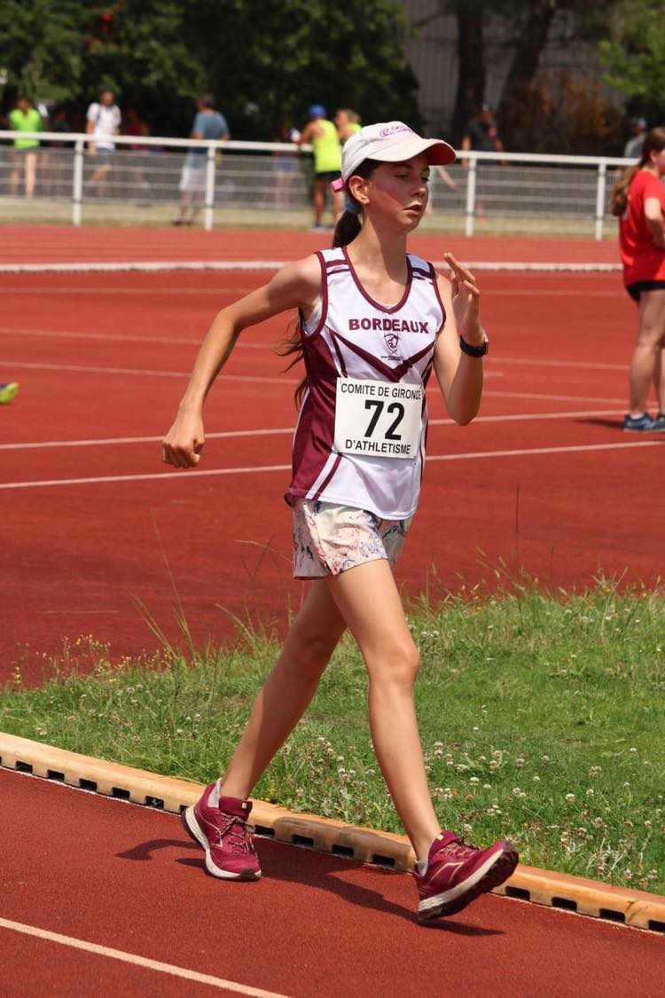 athlètes U14 du Stade Bodelais Athlétisme aux championnats de Gironde
