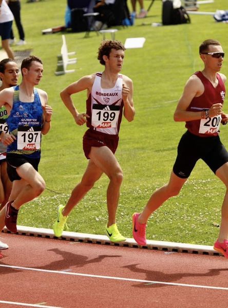 athlète du Stade Bodelais Athlétisme aux championnats de France Espoirs