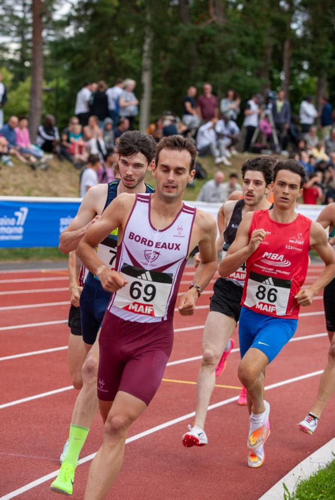 athlète du Stade Bodelais Athlétisme aux championnats de France Espoirs
