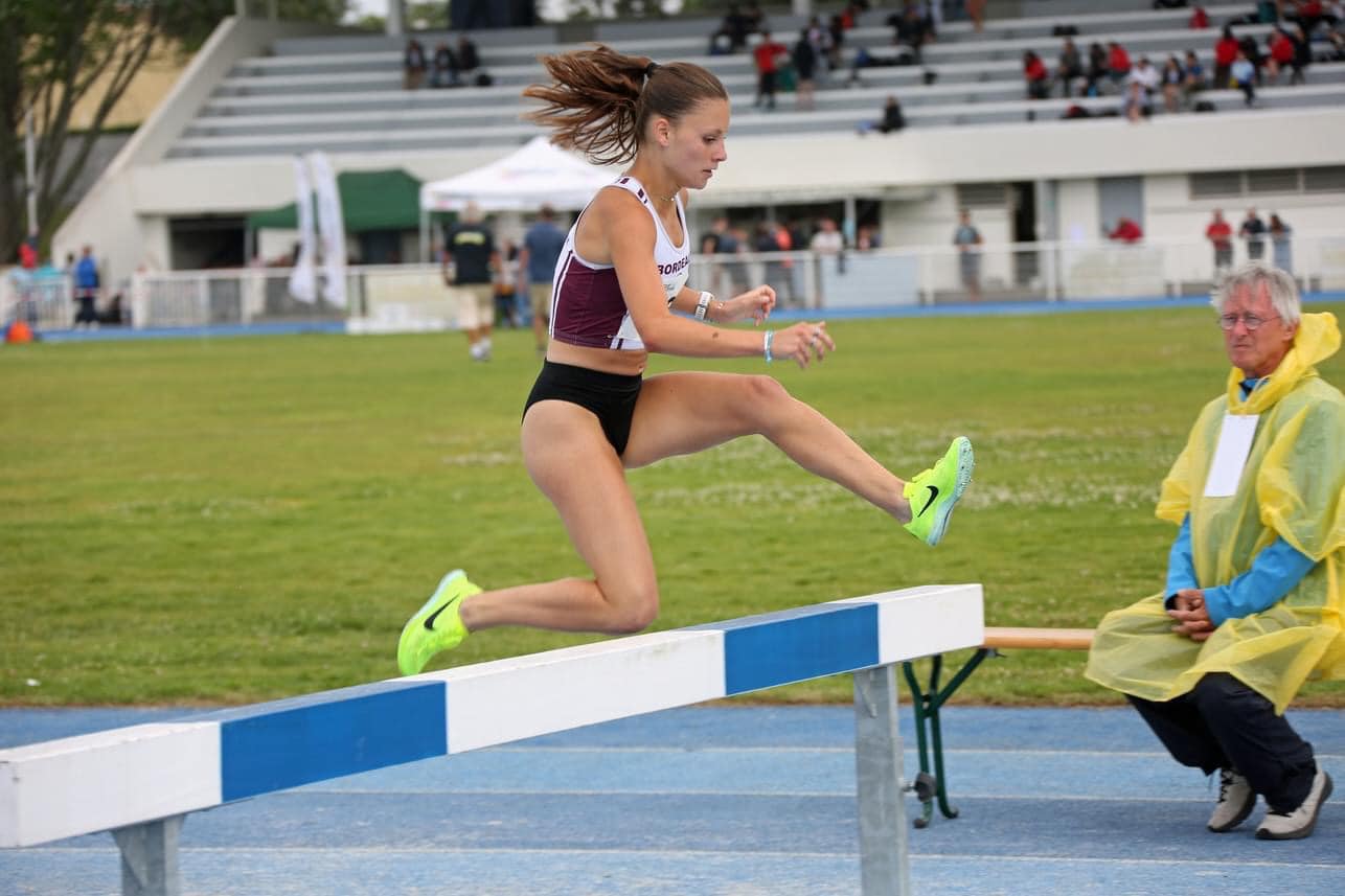 athlète du Stade Bordelais Athlétisme au Championnats Régionaux
