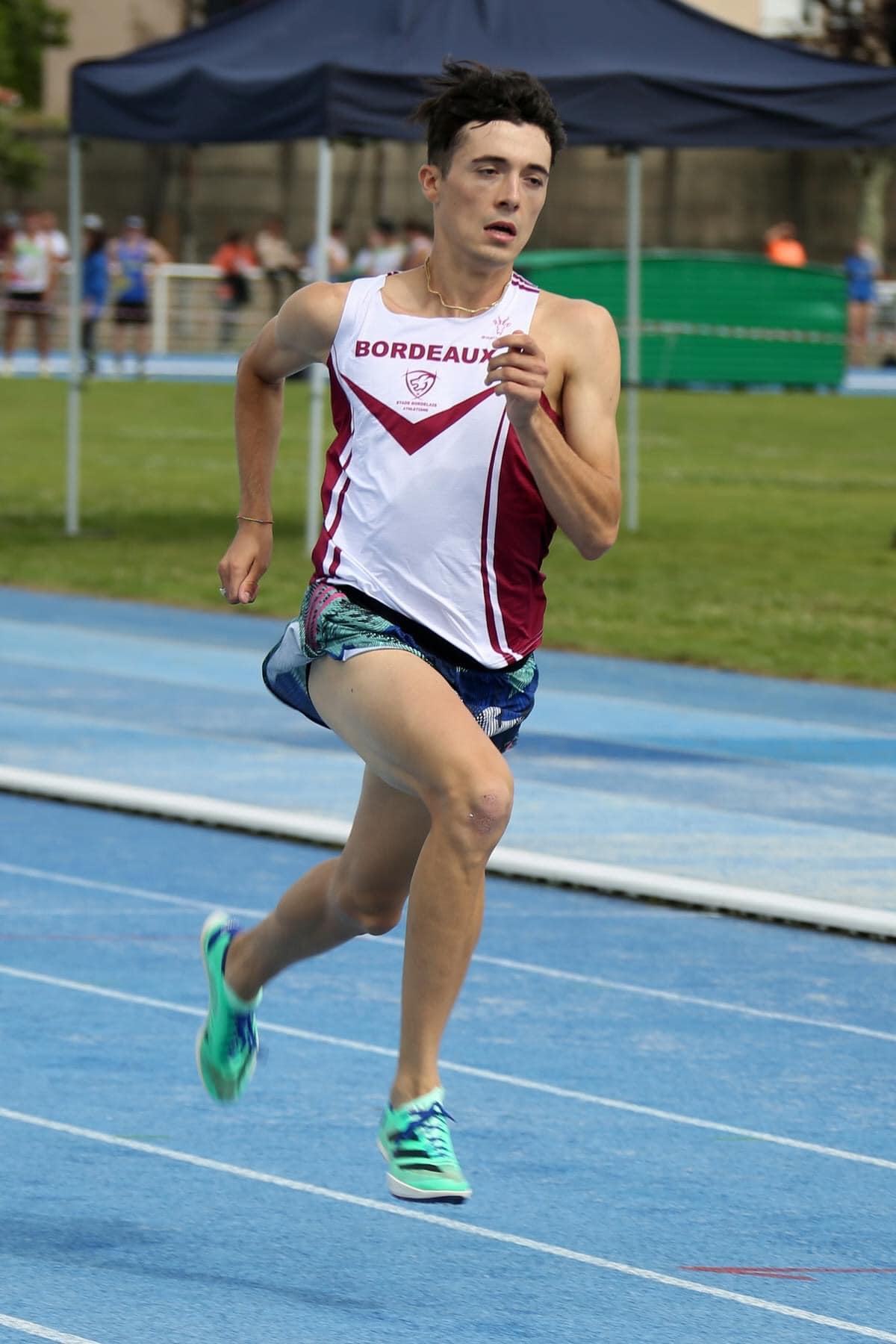 athlète du Stade Bordelais Athlétisme au Championnats Régionaux
