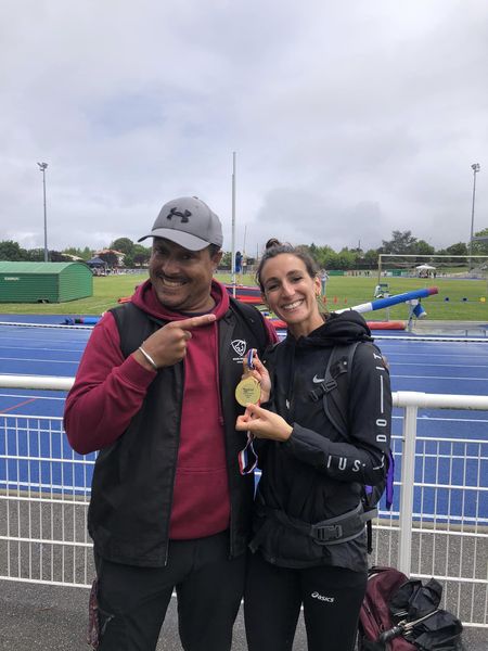 athlète du Stade Bordelais Athlétisme au Championnats Régionaux