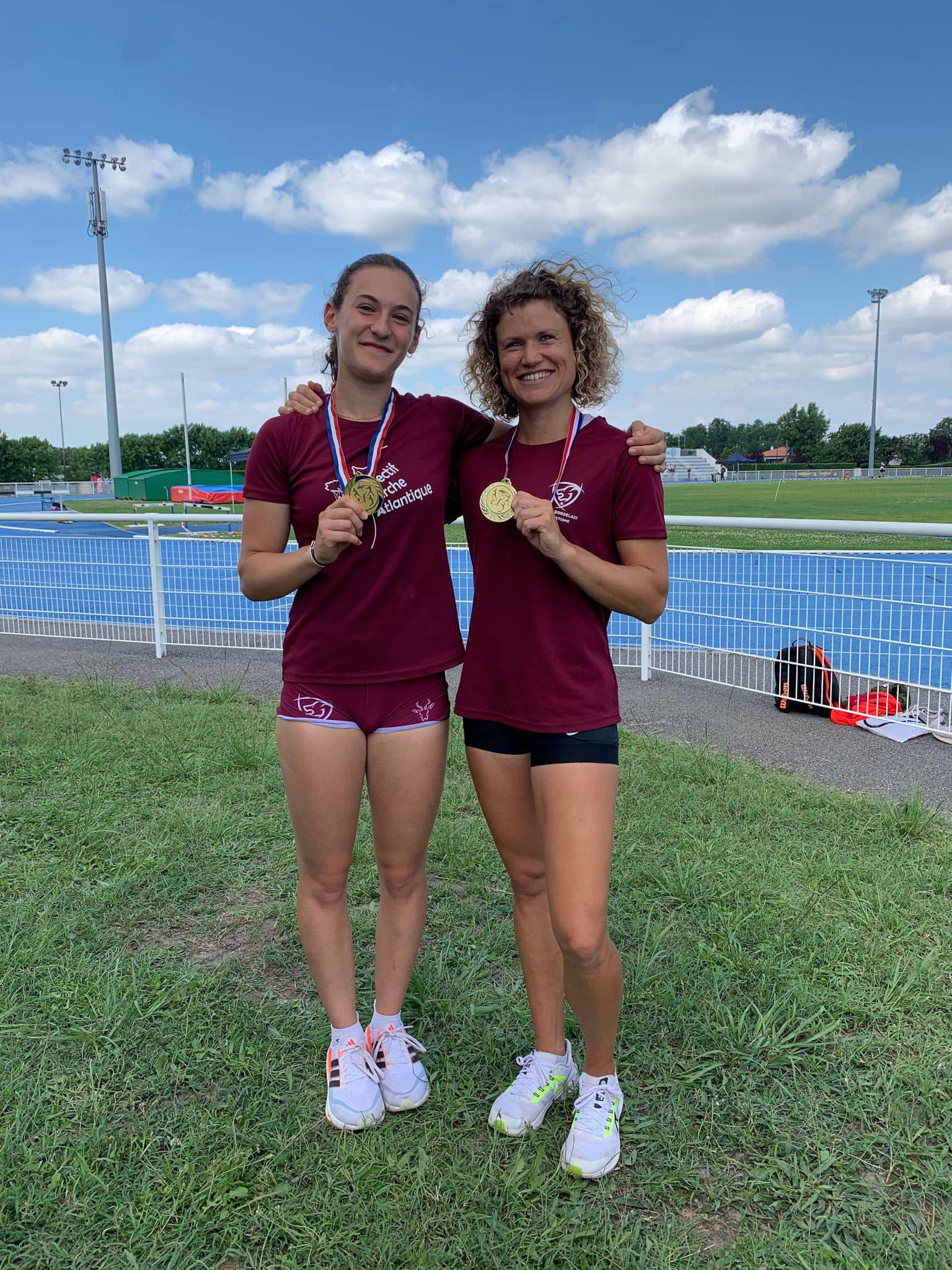 athlète du Stade Bordelais Athlétisme au Championnats Régionaux