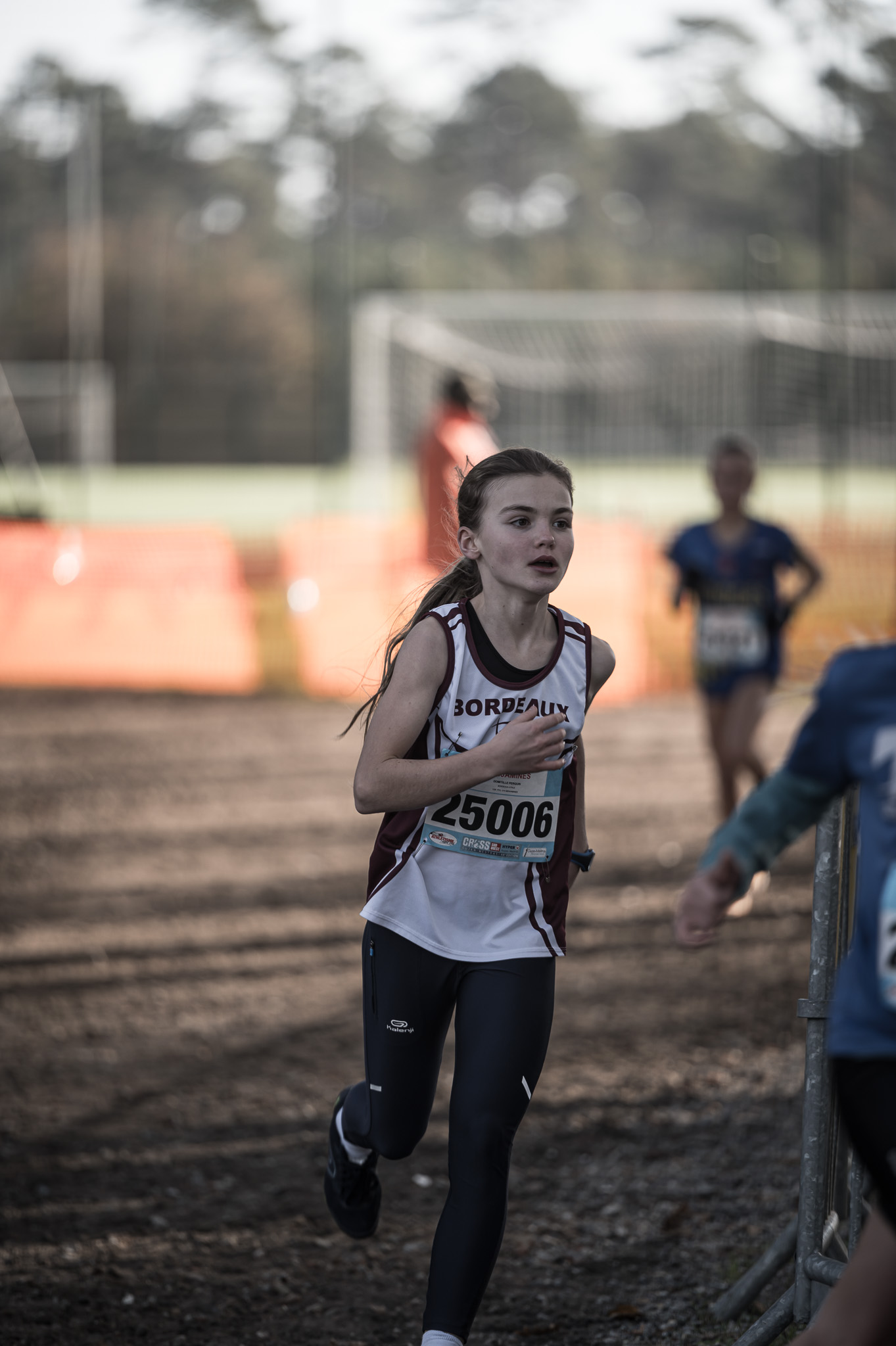 athlète du stade bordelais athlétisme au cross de gujan