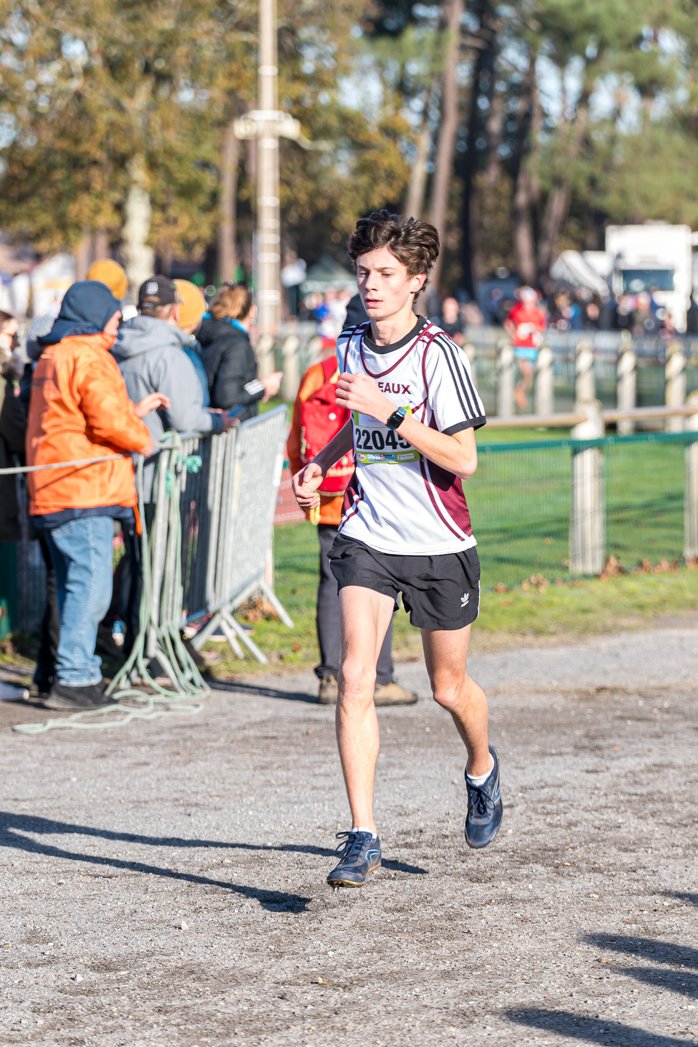 athlète du stade bordelais athlétisme au cross de gujan