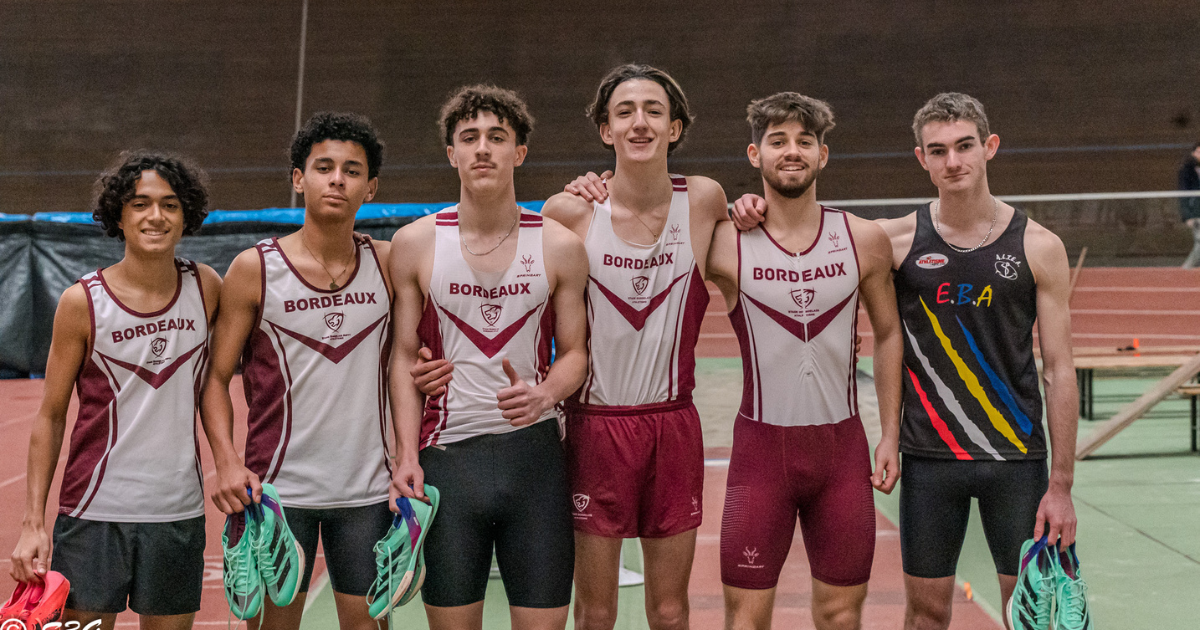 Athlètes du Stade Bordelais Athlétisme aux championnats de Gironde