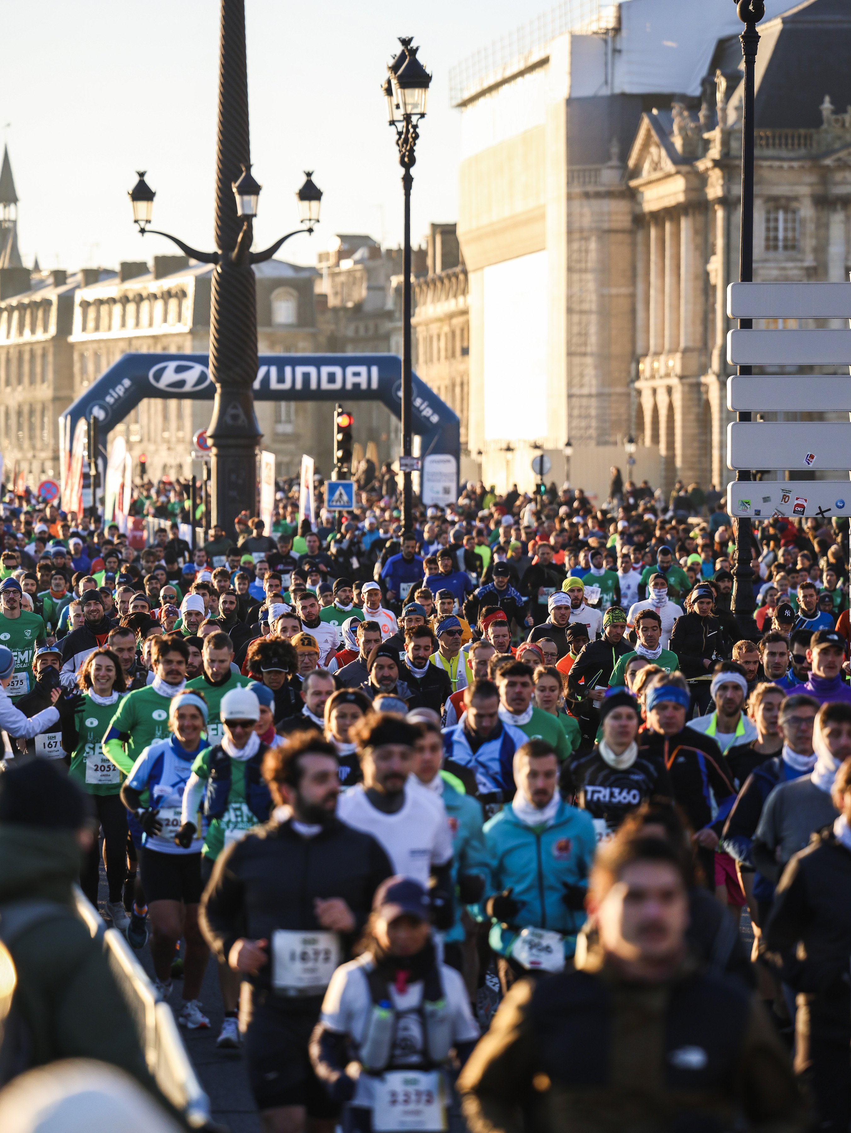 coureurs du semi-marathon de Bordeaux