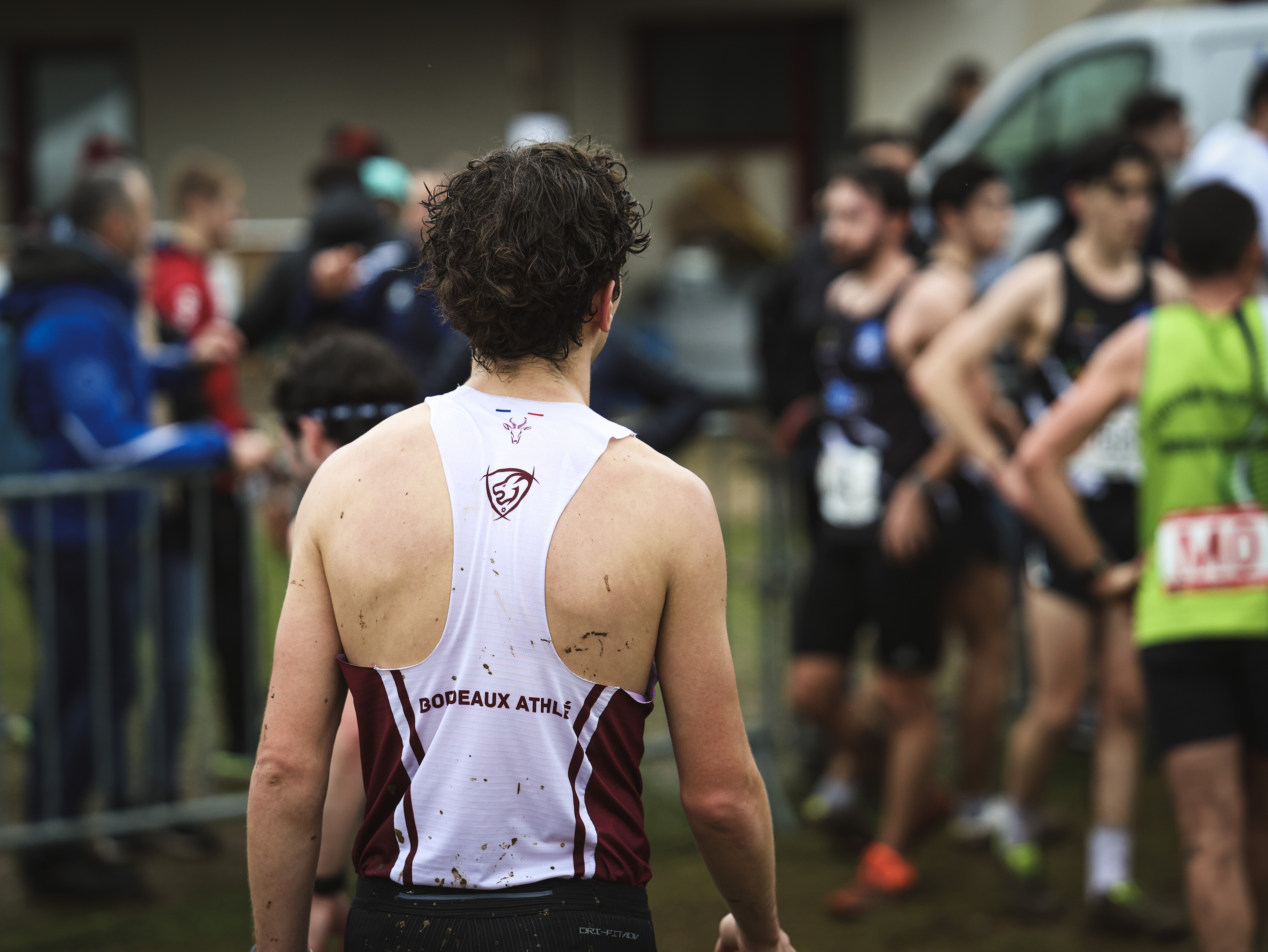 Matthias SEVILLA du Stade Bordelais Athlétisme à l'arrivée du cross long