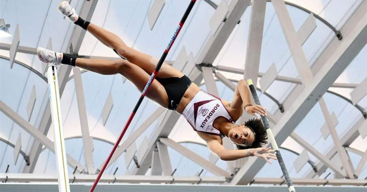 Marie-Julie BONNIN du Stade Bordelais Athlétisme aux Championnats de France élite en salle