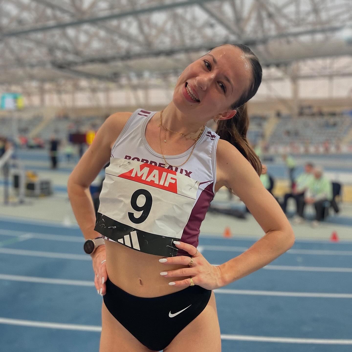 Liv du Stade Bordelais Athlétisme 3ème aux championnats de France espoir de 3000m en salle