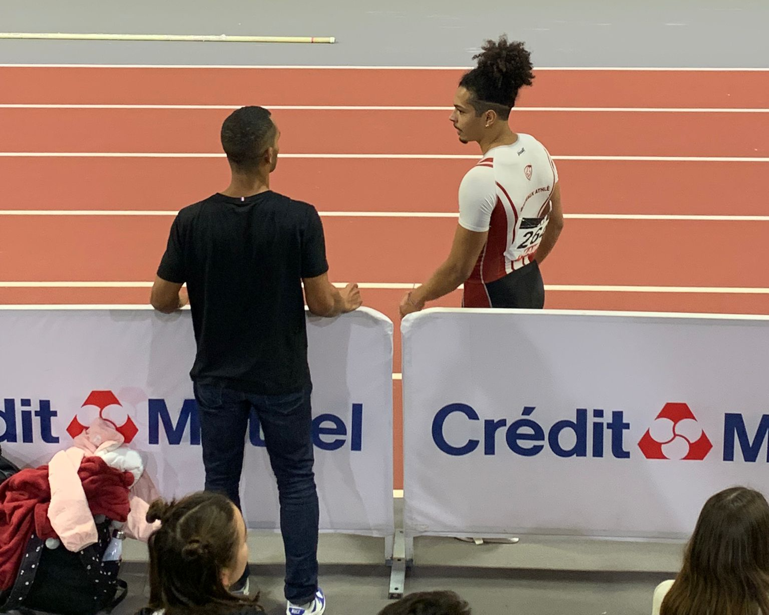 Isack PALATS du Stade Bordelais Athlétisme 3ème aux championnats de France à la perche salle