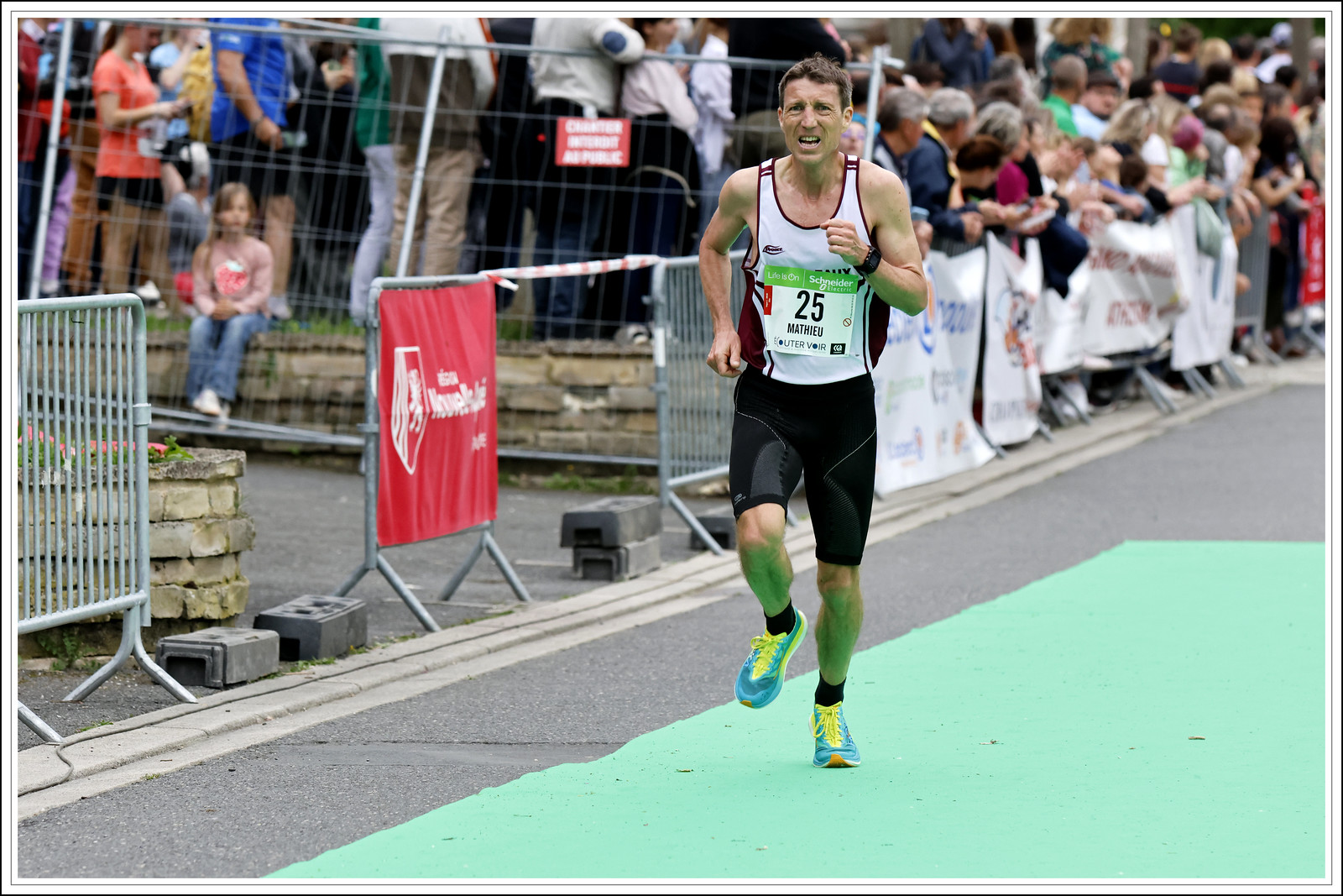 Mathieu DAVION du Stade Bordelais Athlétisme au 10km d'Angoulême