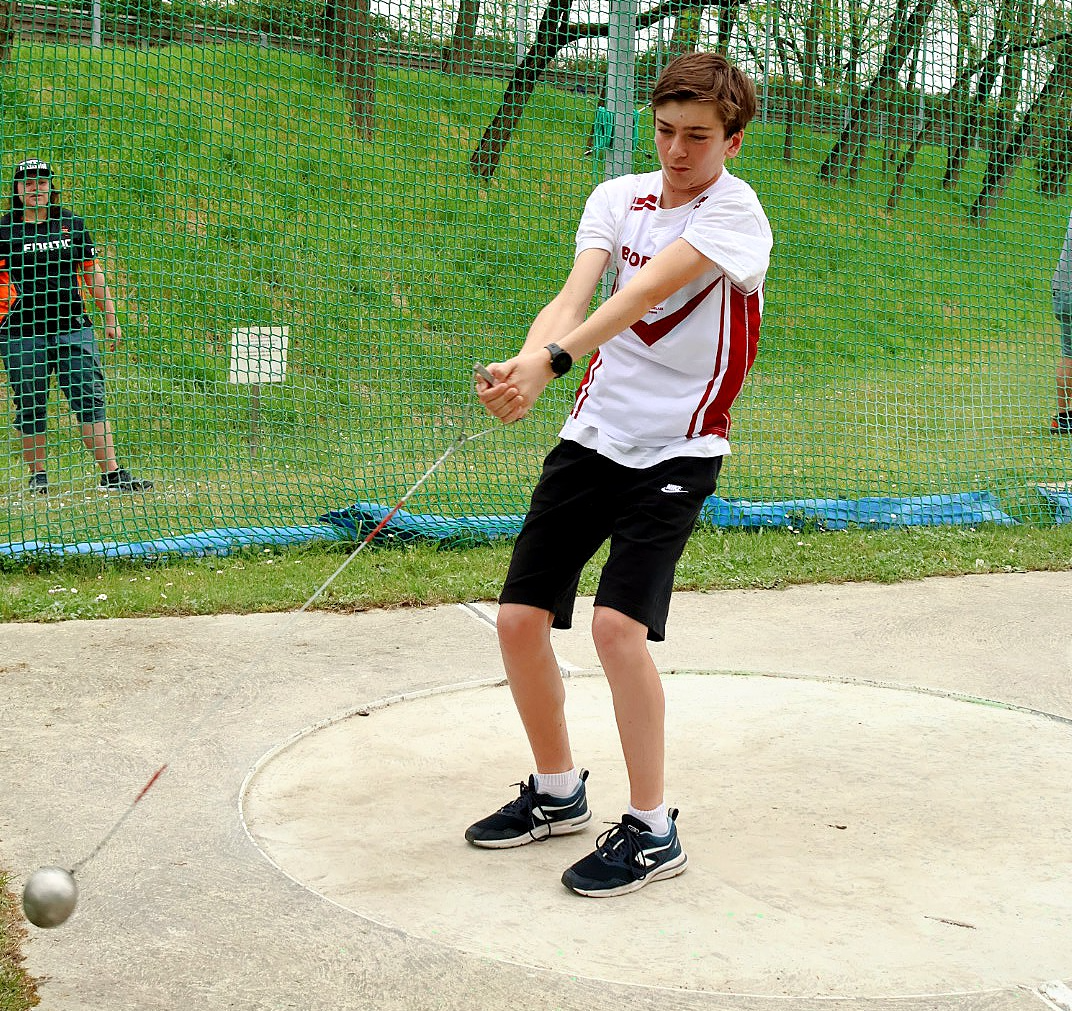 athlète du Stade Bordelais Athlétisme au Meeting des 5M de Mérignac