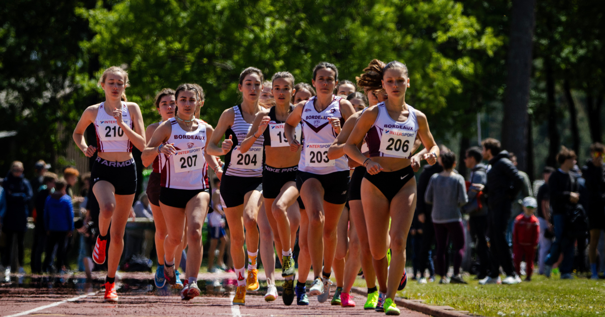 athlètes du stade Bordelais Athlétisme